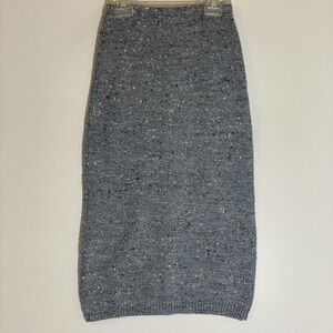 Vintage Escorpion Sweater Skirt Womens 30 Blue Wool Blend Speckled Pencil Midi S